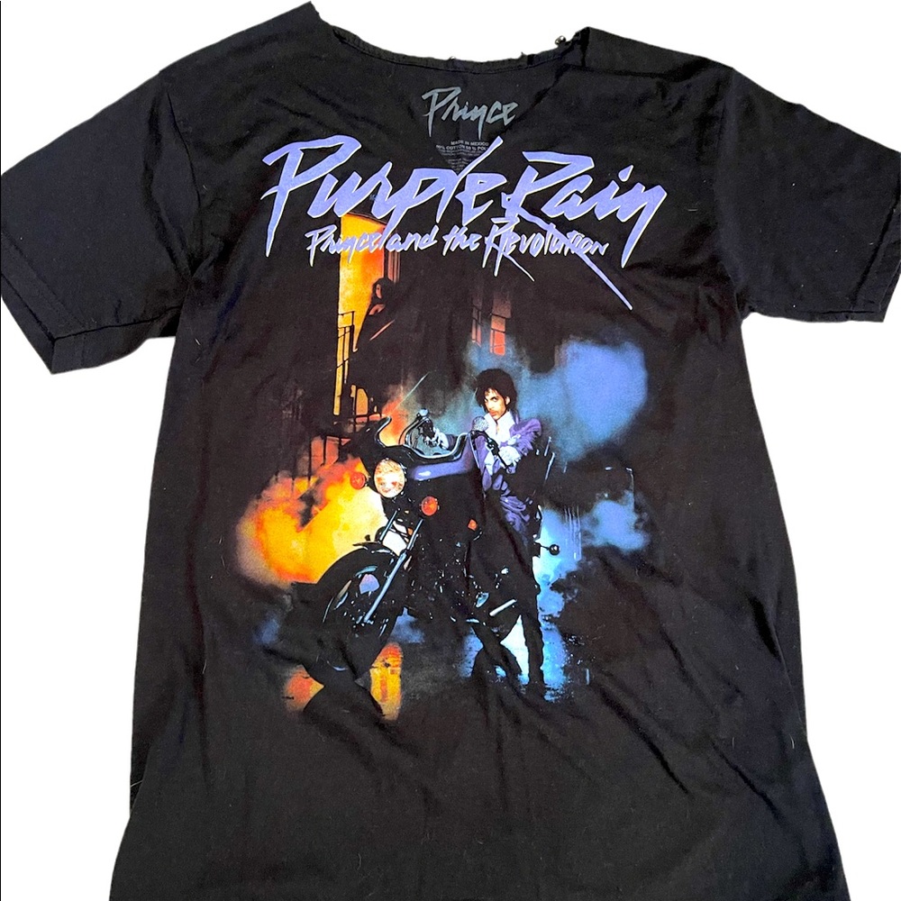 Prince Purple Rain Band Tee size SM